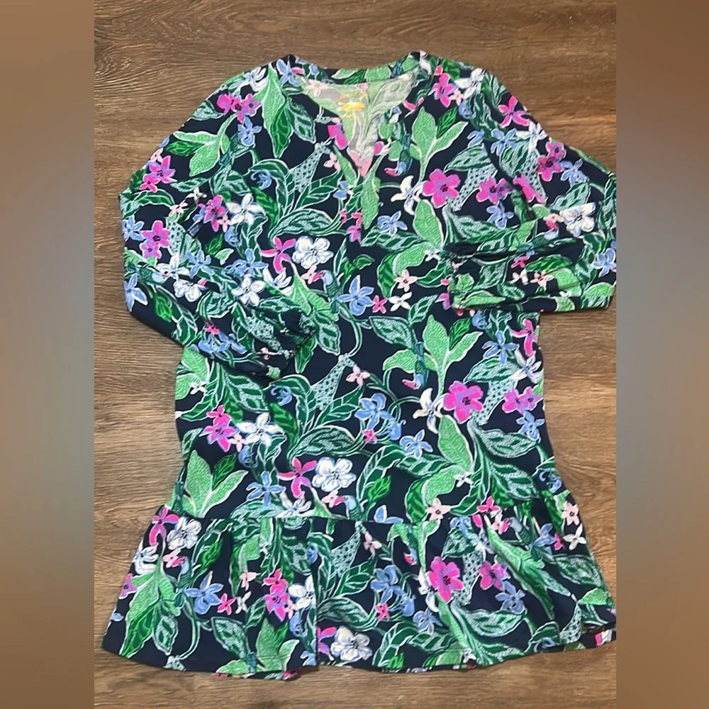 Girls Lilly Pulitzer Alyssa Cotton Dress - Picture 2 of 6